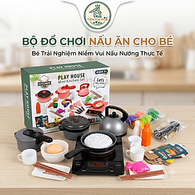 Đồ Chơi Nhà Bếp Nấu Ăn 32 Món Đồ Chơi Giáo Dục Phát Triển Kỹ năng Cho Trẻ Em