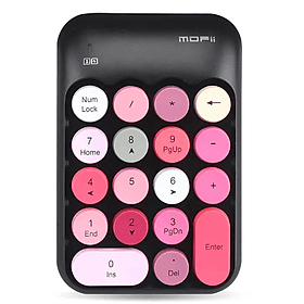 Bàn Phím Số Không Dây Mofii X910 Black (Màu Đen) - Hàng Chính Hãng